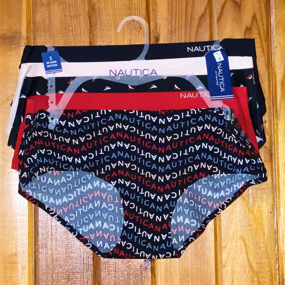 NAUTICA 5 PANTY POLY STRETCH NO SHOW HIPSTER